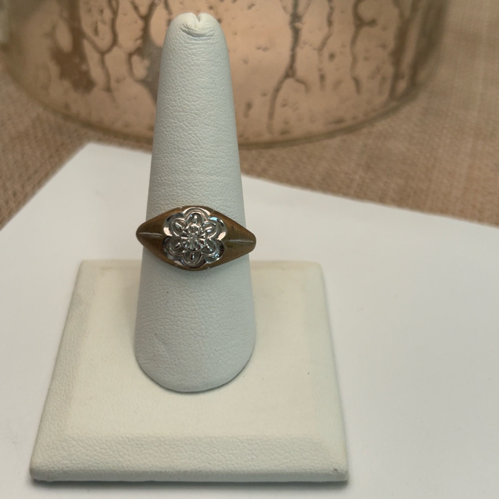10k Mens Diamond Ring